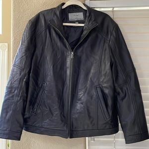 Boston Harbour Leather Jacket Size Large